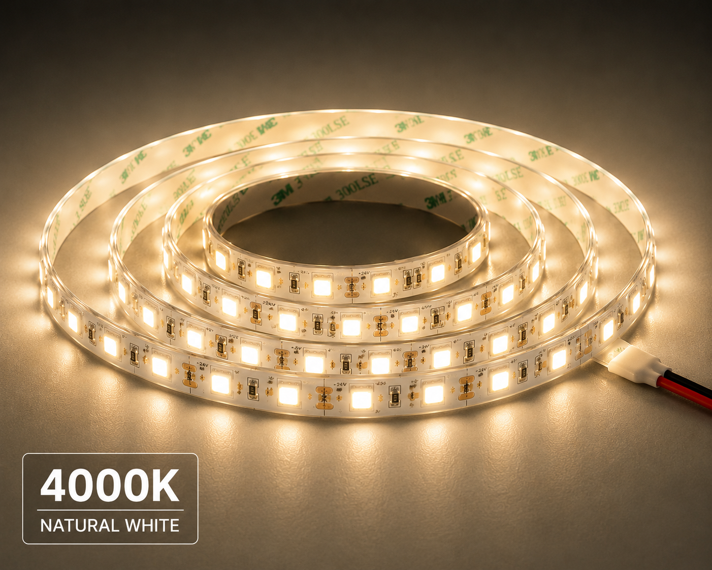 SMD 60 LED Strip Light - 4000K Natural White