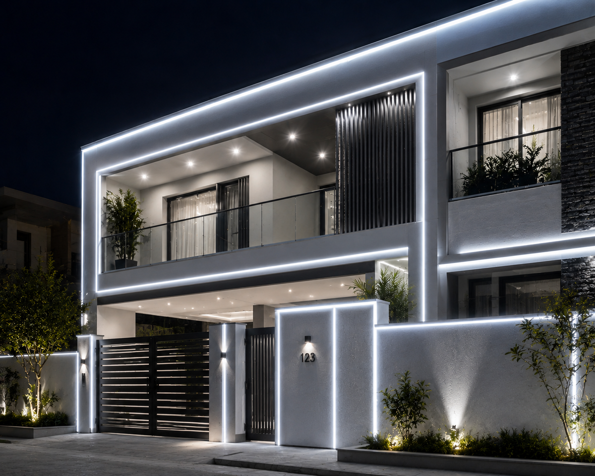 Neon Flex 6000K Cool White | 12V/24V | 12×12mm (Mtr)