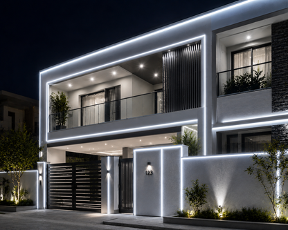 Neon Flex 6000K Cool White | 12V/24V | 12×12mm (Mtr)