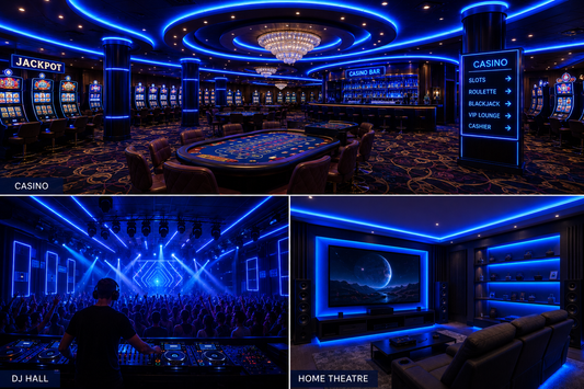 SMD 120 LED Strip Light - Blue (5 Mtr)